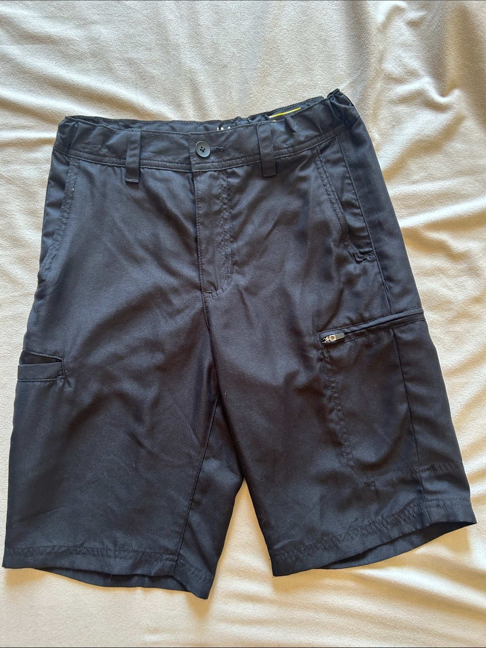 Urban Pipeline Youth Black Cargo Utility Shorts - Classic Breathable Style
